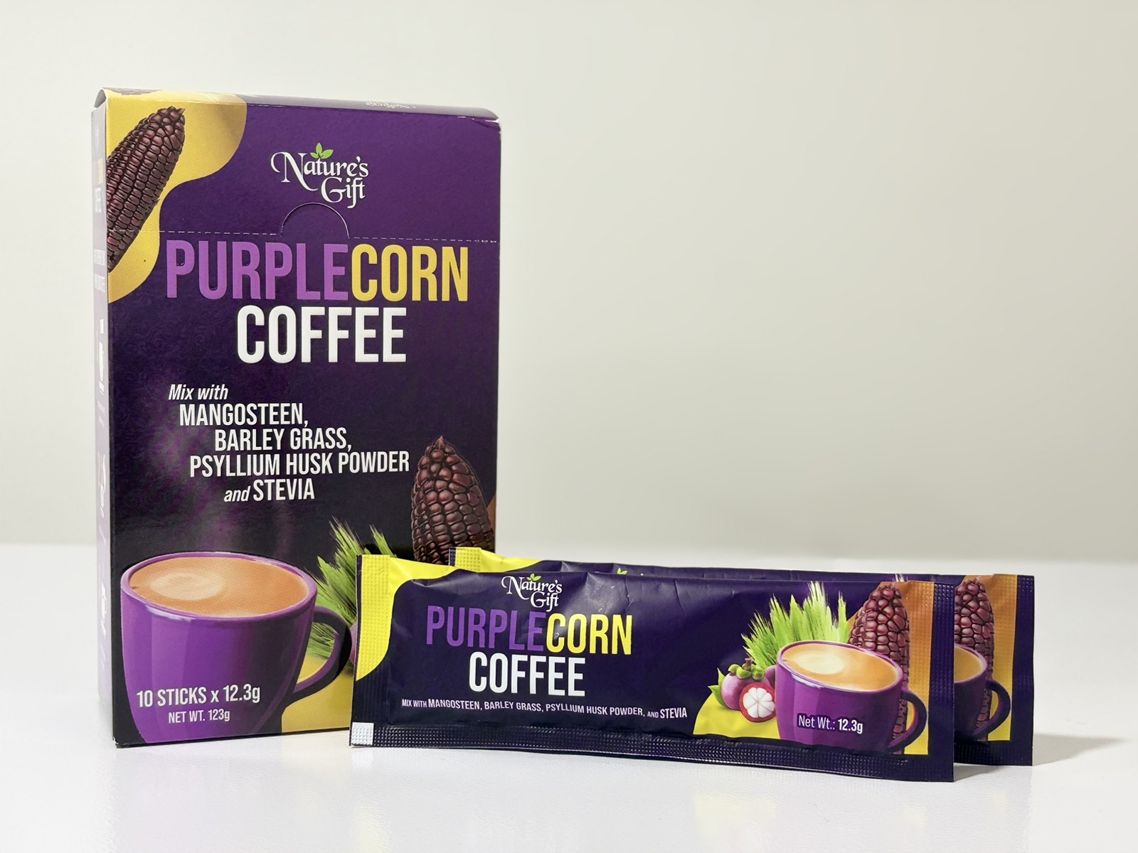 Purple Corn Coffee isn't just your regular morning brew. It’s packed with Psylli