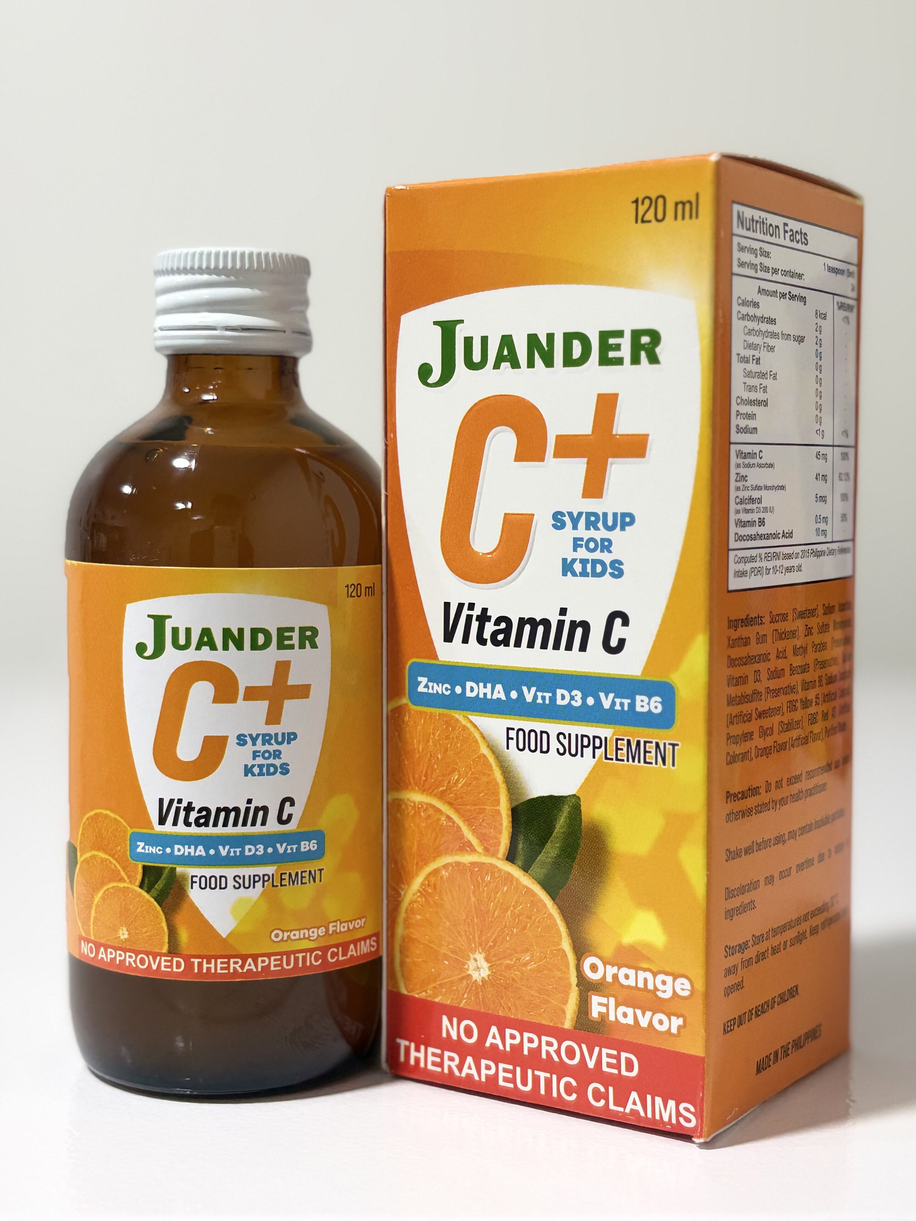 Boost your child's immunity and brain development with Juander C+ Syrup for Kids