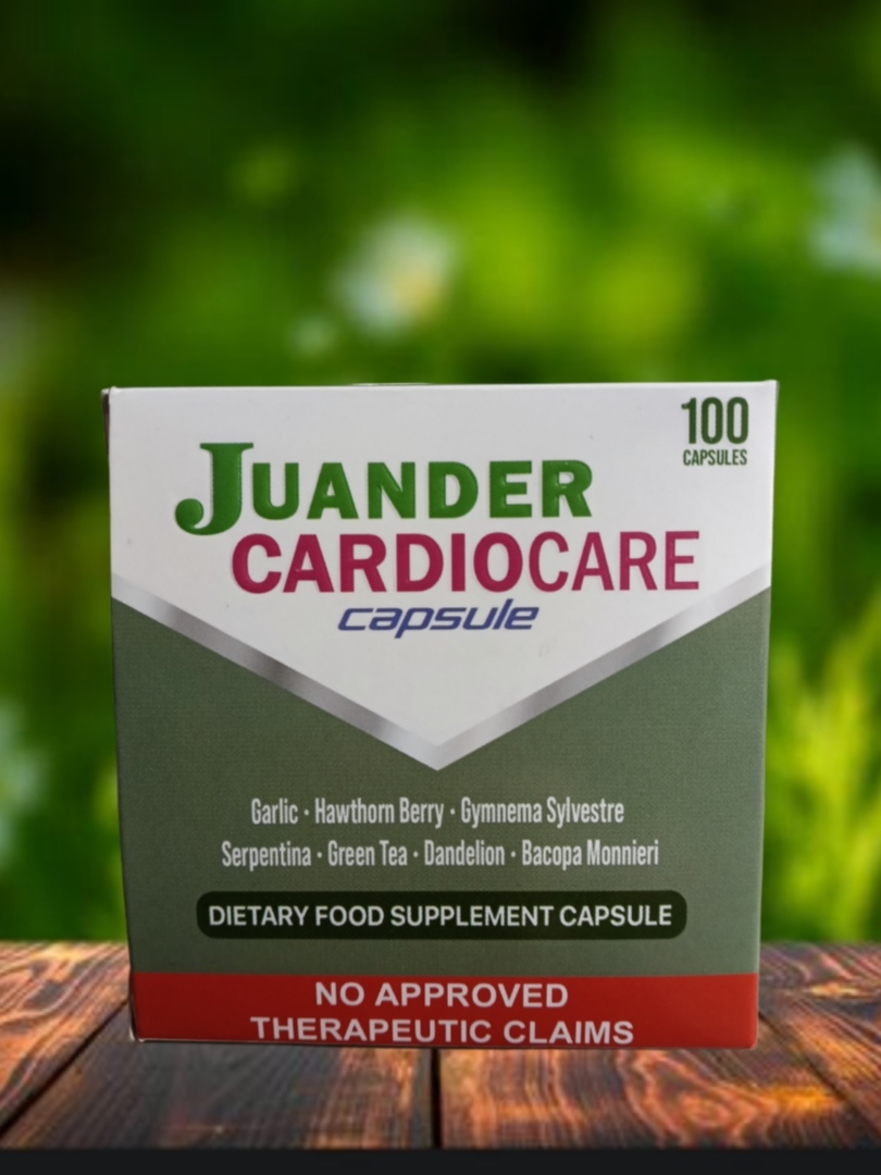 Juander Cardiocare Capsule offers your daily dose of heart-smart support. Though